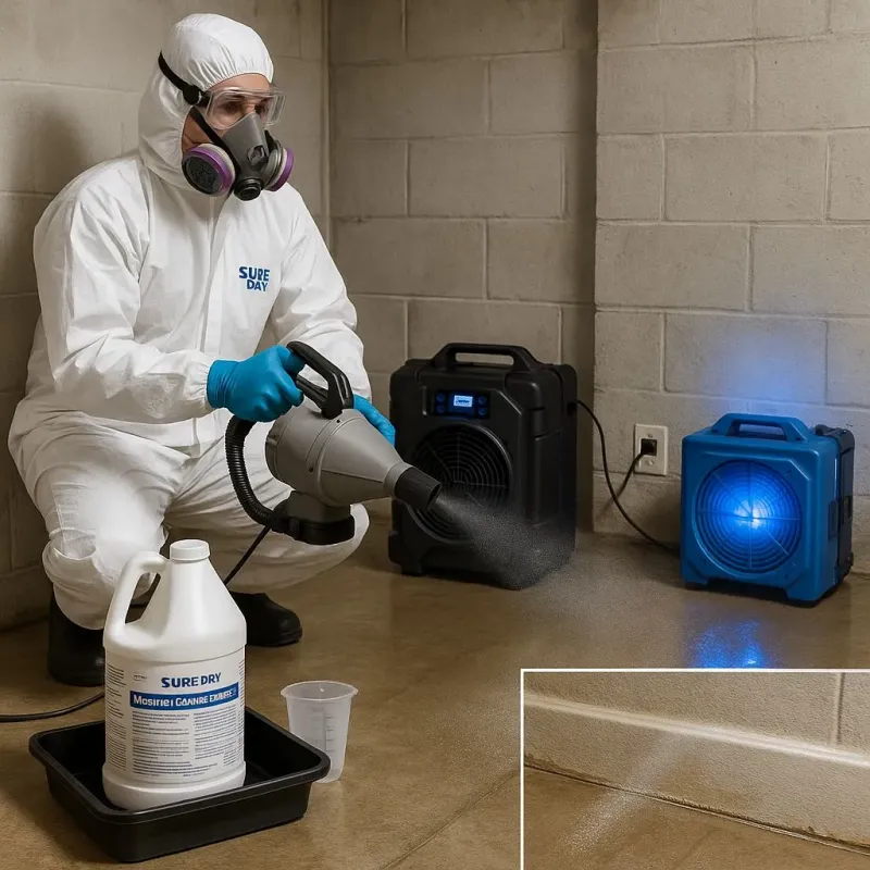Sanitization and Odor Removal process in Wood Village, OR