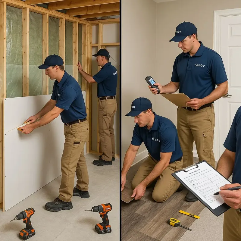 Repairs and Reconstruction process in Wood Village, OR
